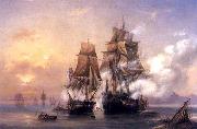 Alexey Bogolyubov Capturing of Swedish 44-gun frigate Venus by Russian 22-gun cutter Merkuriy of June 1, 1789.
